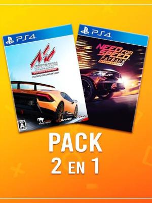 2 JUEGOS EN 1 ASSETTO CORSA ULTIMATE EDITION mas NEED FOR SPEED PAYBACK DELUXE EDITION PS4